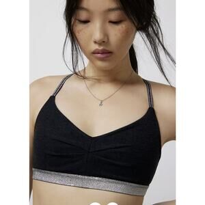 Beyond Yoga Shine On Spacedye‎ Sparkly Sports Bra Size Medium